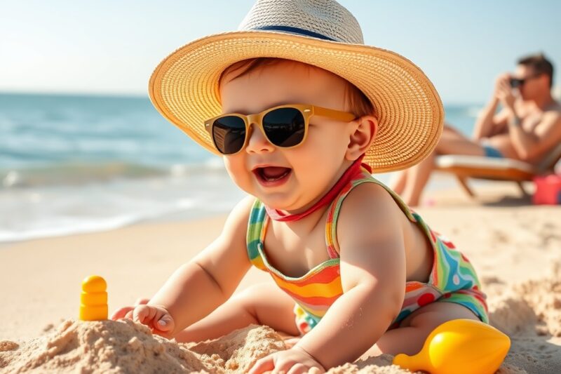 lb-knauf.ro | Ghid de îmbrăcăminte pentru bebe pe vreme caldă la plajă
