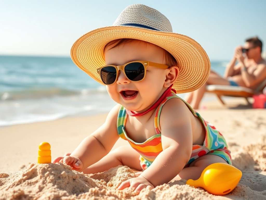 lb-knauf.ro | Ghid de îmbrăcăminte pentru bebe pe vreme caldă la plajă